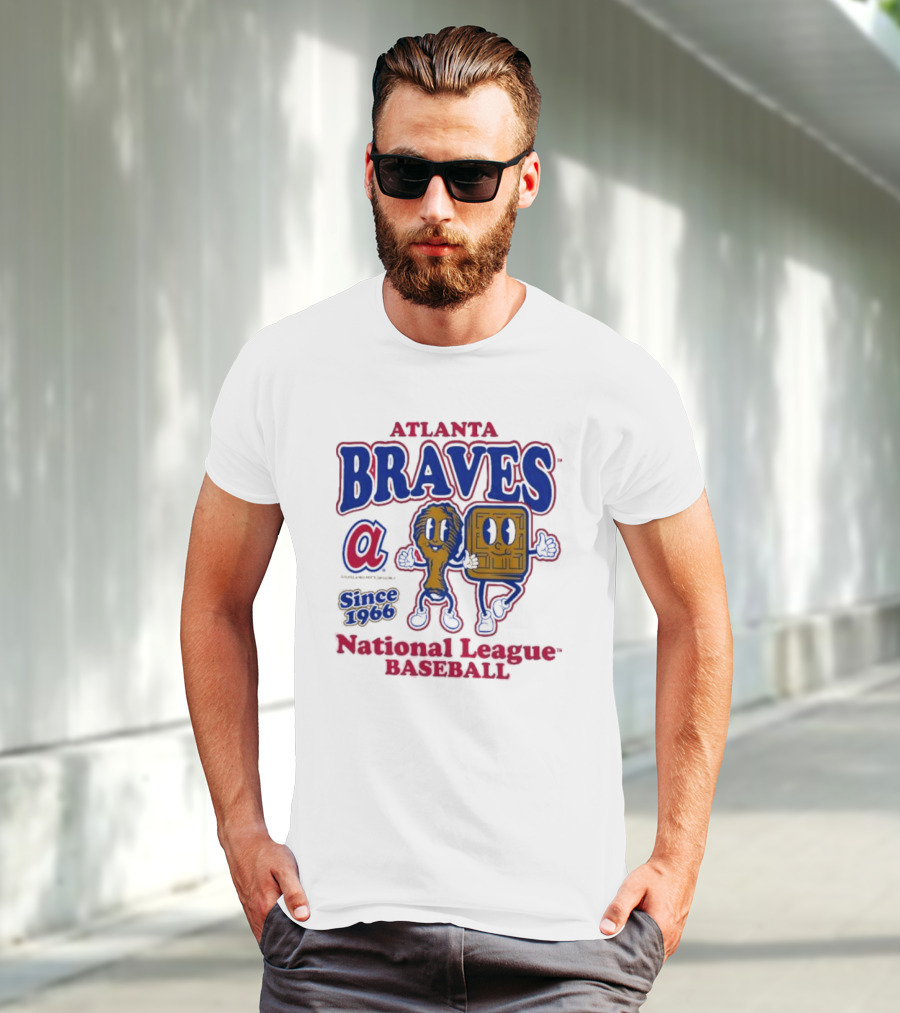 Atlanta Braves National League Baseball Since 1966 Cooperstown Collection Food Concessions T-Shirt
