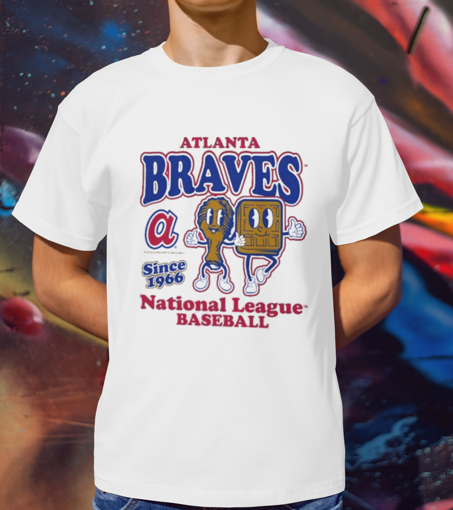 Atlanta Braves National League Baseball Since 1966 Cooperstown Collection Food Concessions T-Shirt