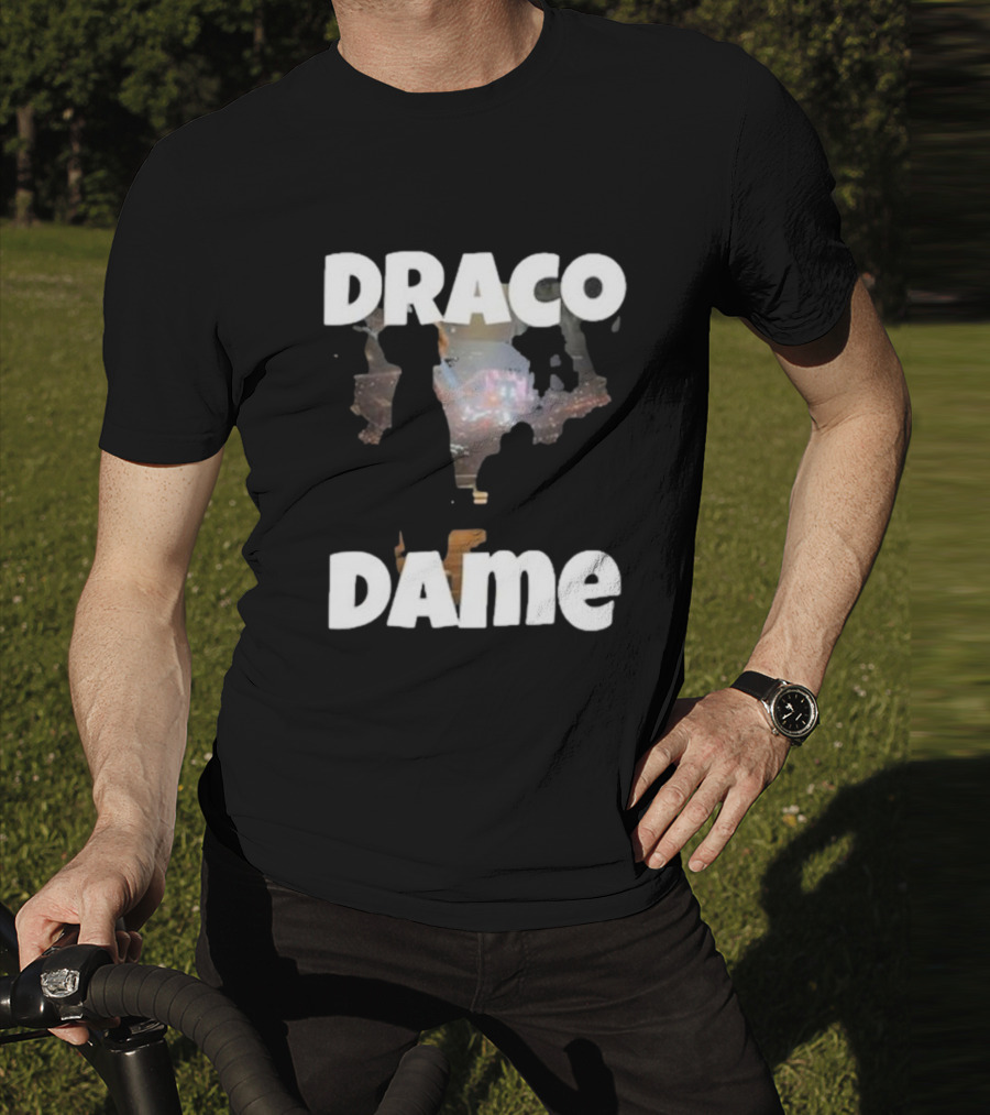 Draco Dame Basketball Arena Silhouette Scene T-Shirt