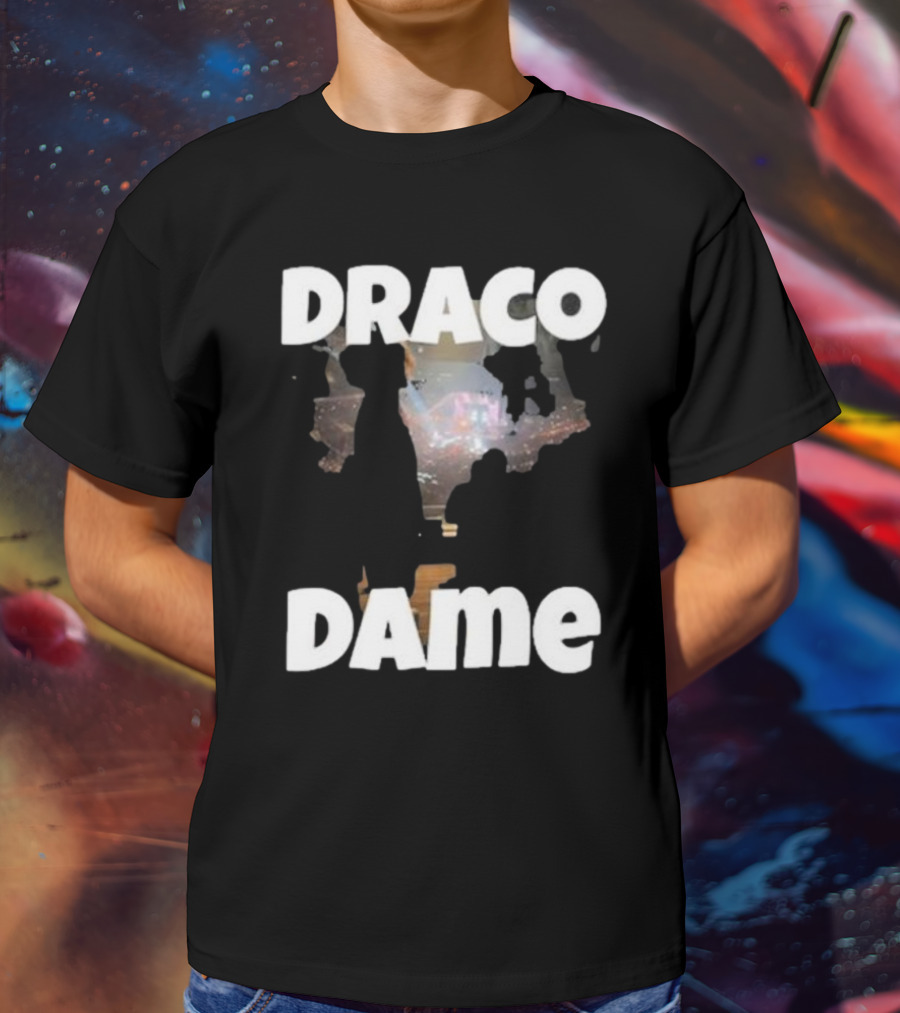 Draco Dame Basketball Arena Silhouette Scene T-Shirt
