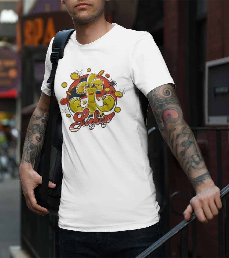 Meccha Japan Gholdengo Lurking Pokemon Ringer T-Shirt