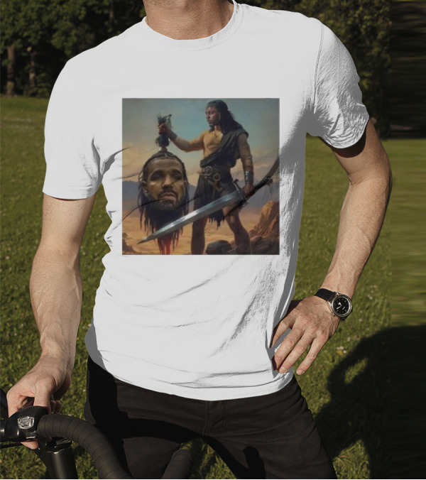 Hermainem Kendrick Holding Drake’s Head In Epic Scene T-Shirt