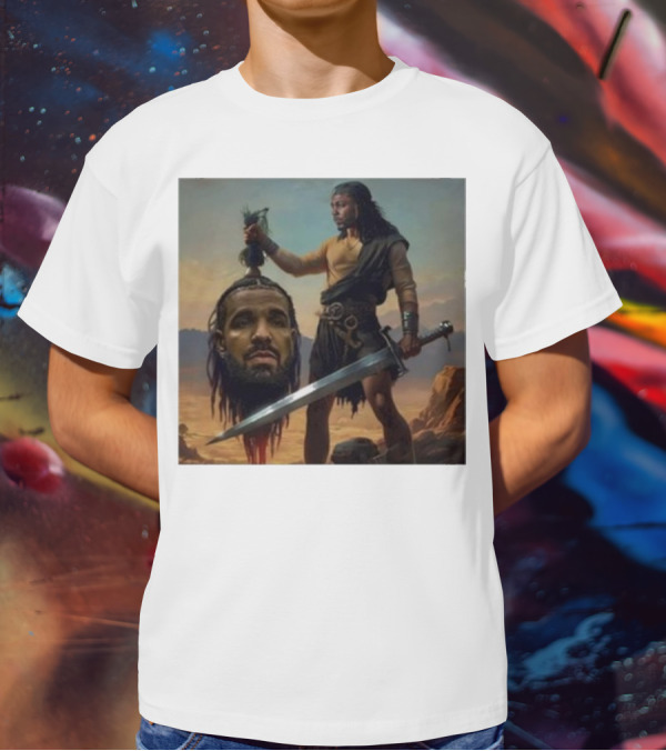 Hermainem Kendrick Holding Drake’s Head In Epic Scene T-Shirt