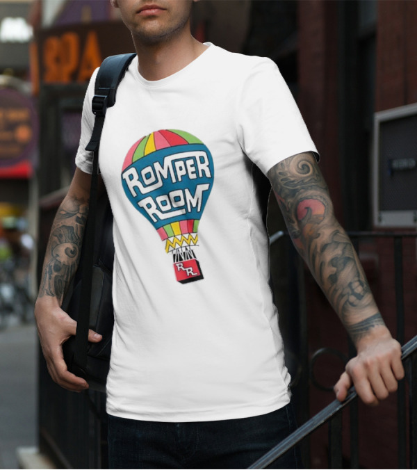 Romper Room Retrontario Hot Air Balloon Retro T-Shirt