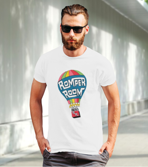 Romper Room Retrontario Hot Air Balloon Retro T-Shirt