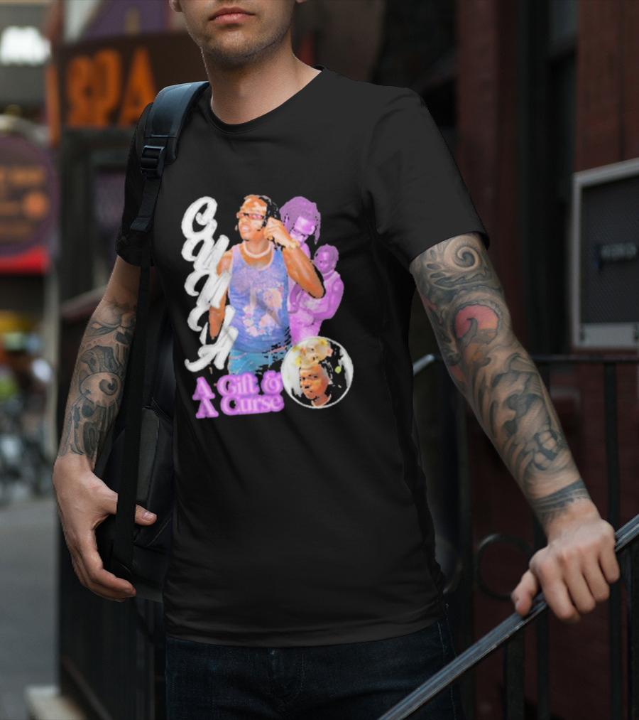Wunna A Gift And A Curse Graphic Style Text And Portraits T-Shirt