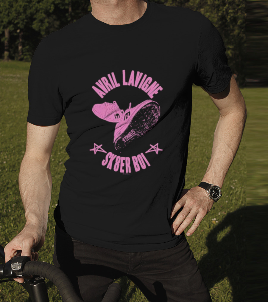 AVRIL LAVIGNE SK8ER BOI ETNIES STAR T-Shirt