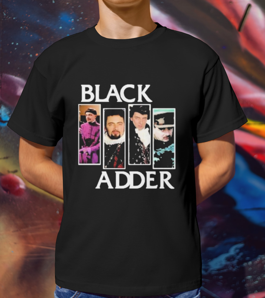 Black Adder Images Rowan Atkinson T-Shirt