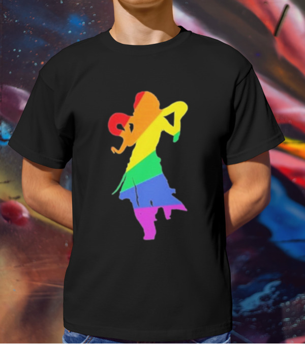 Abeardedhero Just Listen Rainbow T-Shirt