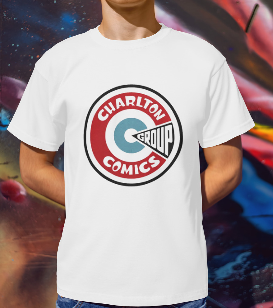 Charlton Comics Group Vintage Logo Circle Emblem T-Shirt