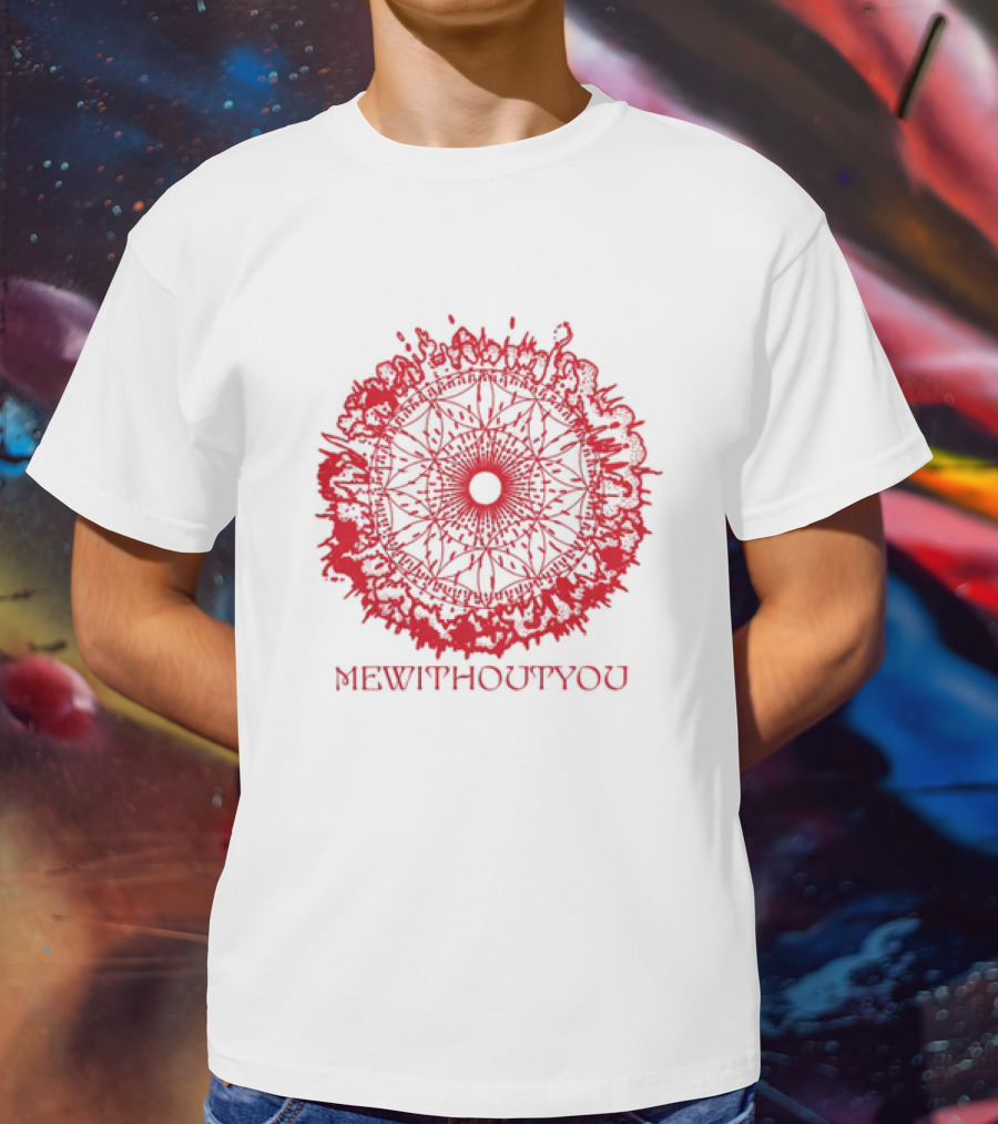 Mewithoutyou Red Symbolic Mandala T-Shirt