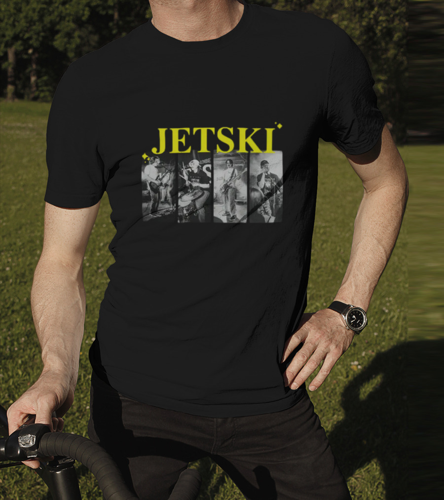 JETSKI Band Black And White Live Performance T-Shirt