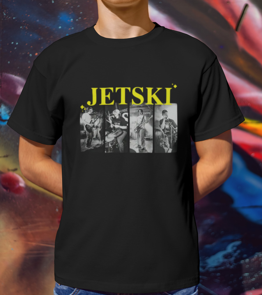 JETSKI Band Black And White Live Performance T-Shirt