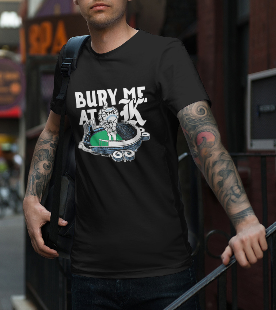 Kansas City Baseball Bury Me At The K Stadium T-Shirt