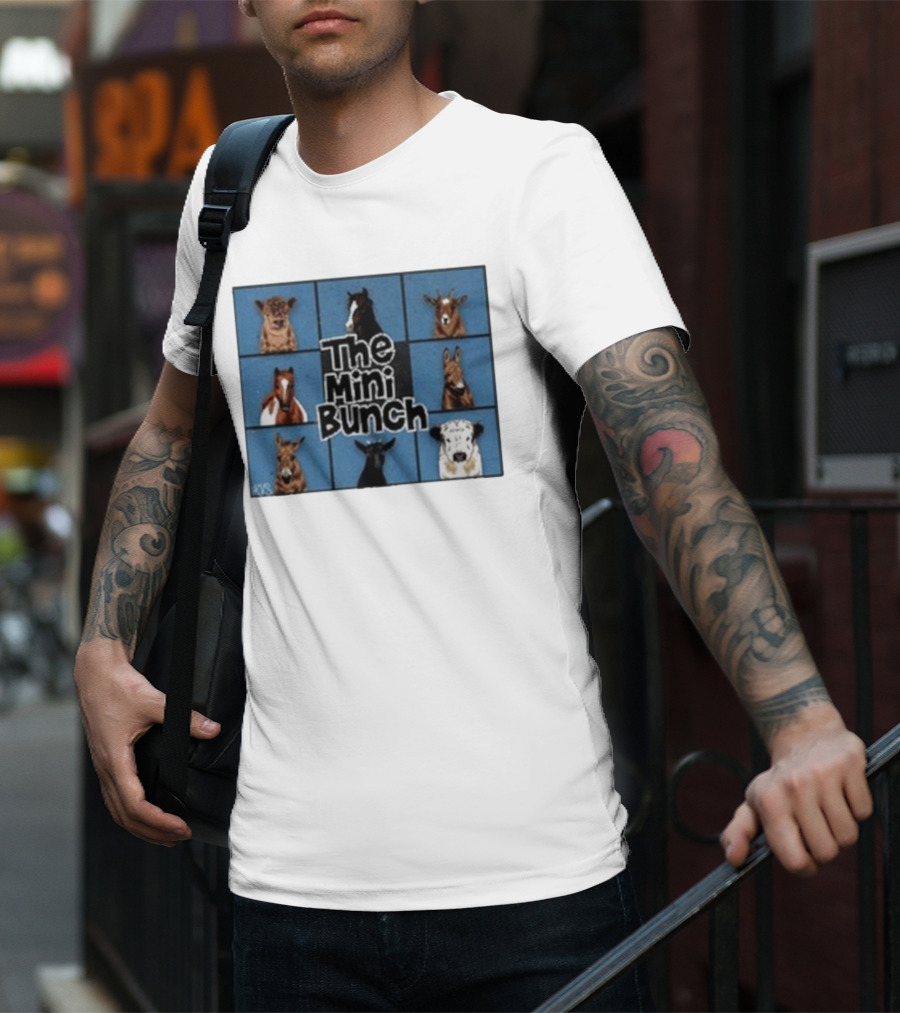 The Mini Bunch Nine Cartoon Animal Portraits T-Shirt