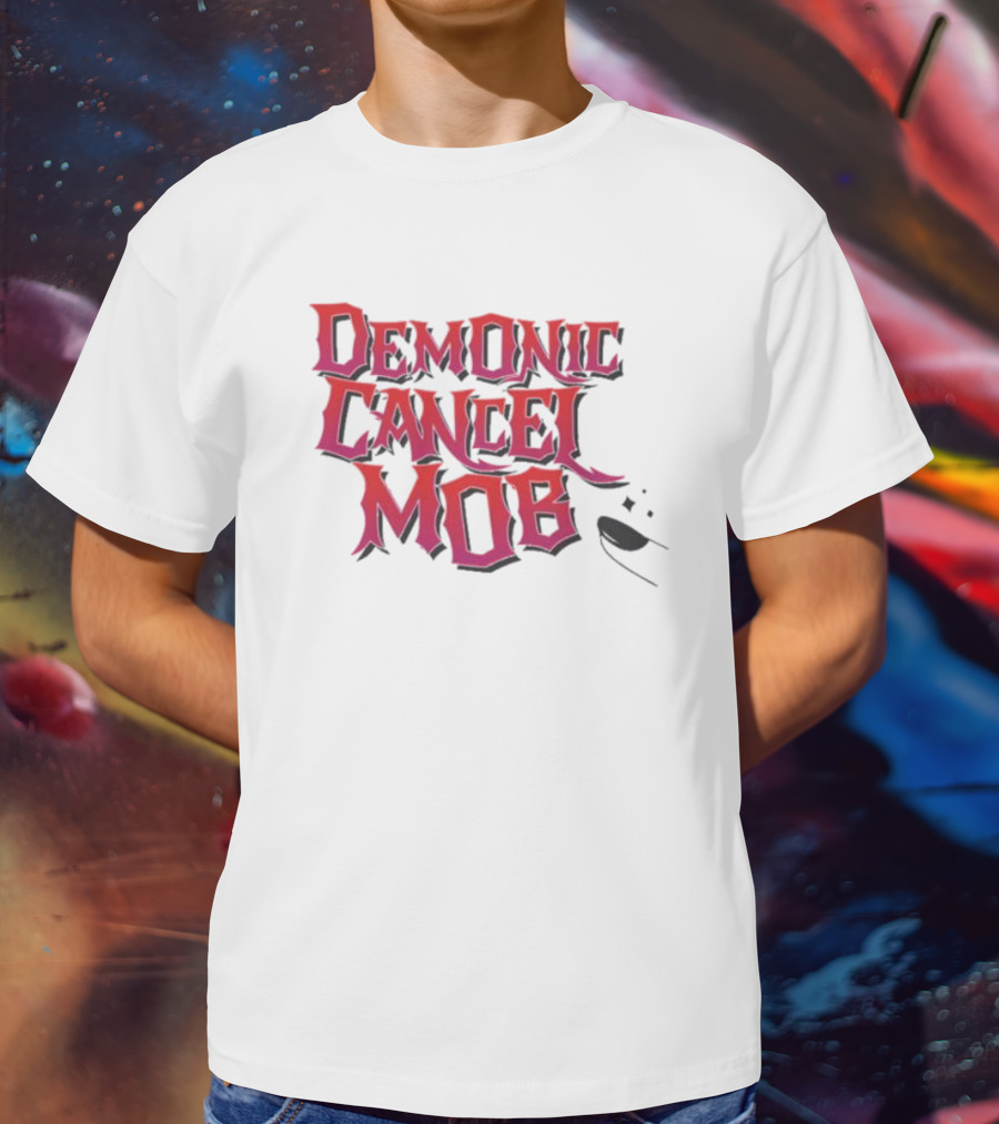 Demonic Cancel Mob Vintage Gothic T-Shirt