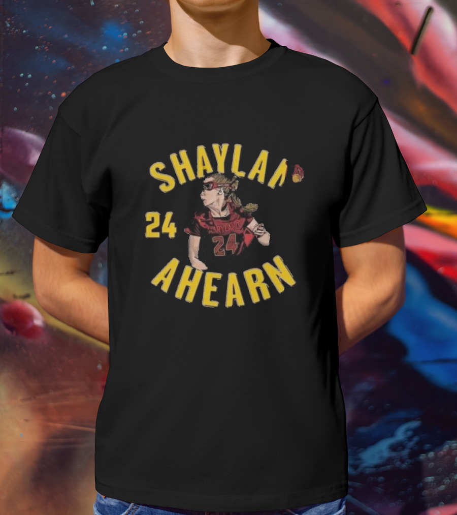 Shaylan Ahearn Maryland 24 Sports T-Shirt