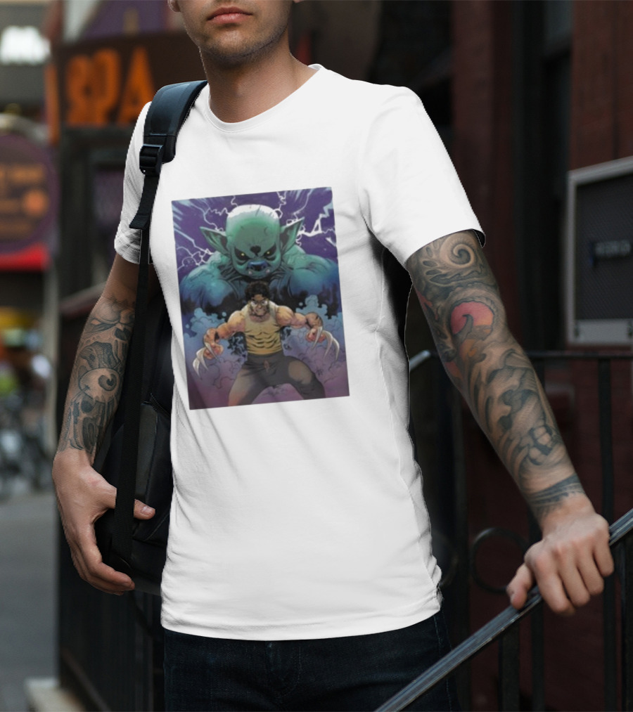 Rick Glassman Rick And Goblin Wolverine Style Fantasy T-Shirt