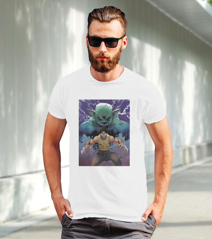 Rick Glassman Rick And Goblin Wolverine Style Fantasy T-Shirt