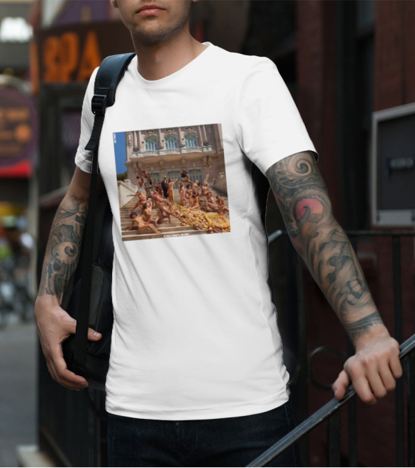 Sofi Tukker Bread Album Cover Art Dripping In Bread On Grand Staircase T-Shirt