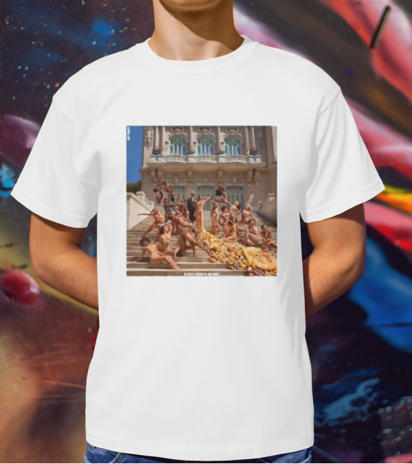 Sofi Tukker Bread Album Cover Art Dripping In Bread On Grand Staircase T-Shirt