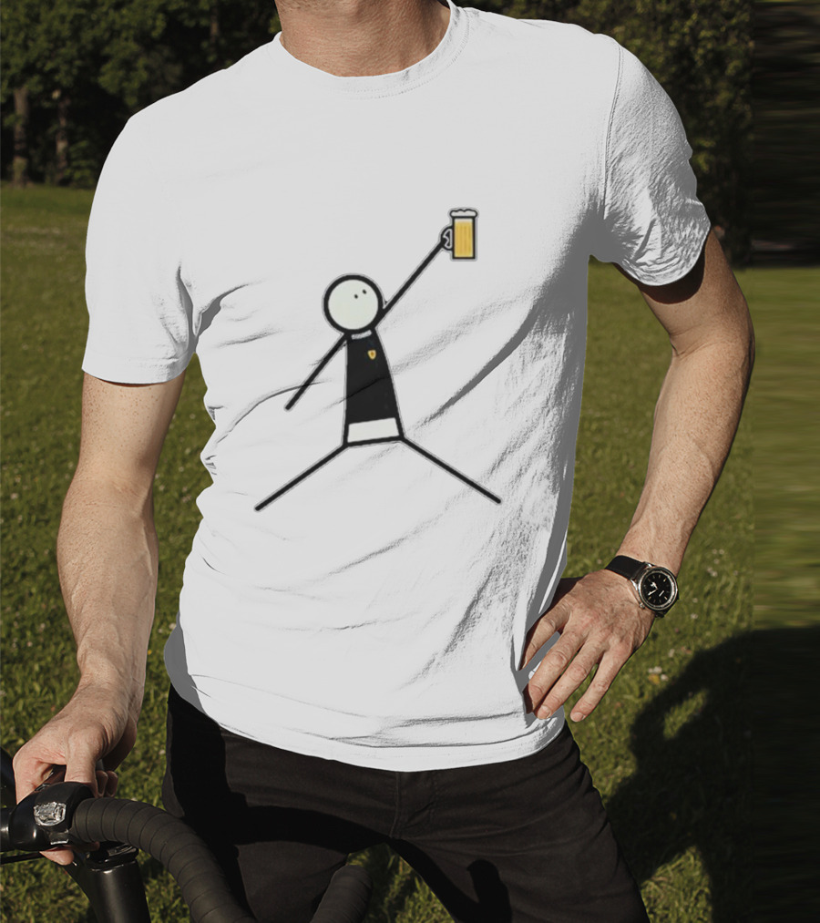 The Schottland Jumpman Stick Figure Beer Icon Scotland T-Shirt