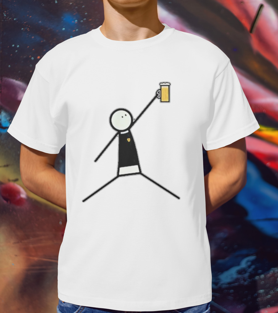 The Schottland Jumpman Stick Figure Beer Icon Scotland T-Shirt