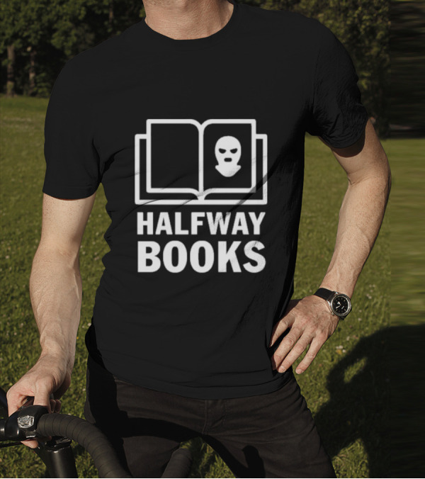 Shea Serrano Halfway Books Open Book Mask T-Shirt