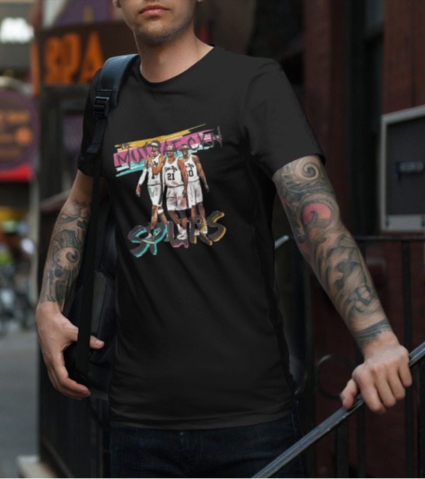 The Muthafckin Spurs San Antonio Basketball Team Trio T-Shirt
