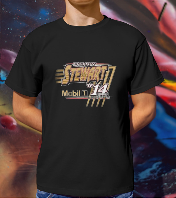 Tony Stewart Mobil 1 TF 14 Top Fuel Dragster T-Shirt