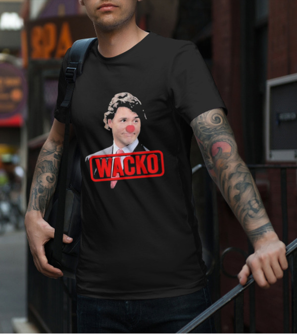 Trudeau Wacko Red Nose Canadian Clown T-Shirt