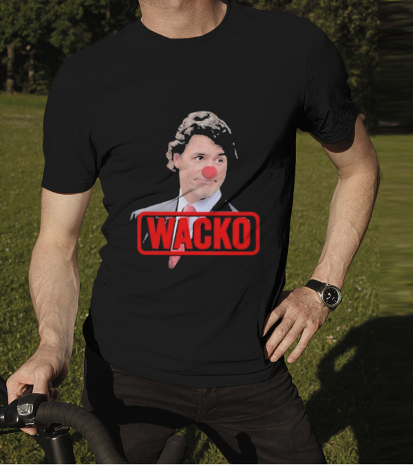 Trudeau Wacko Red Nose Canadian Clown T-Shirt