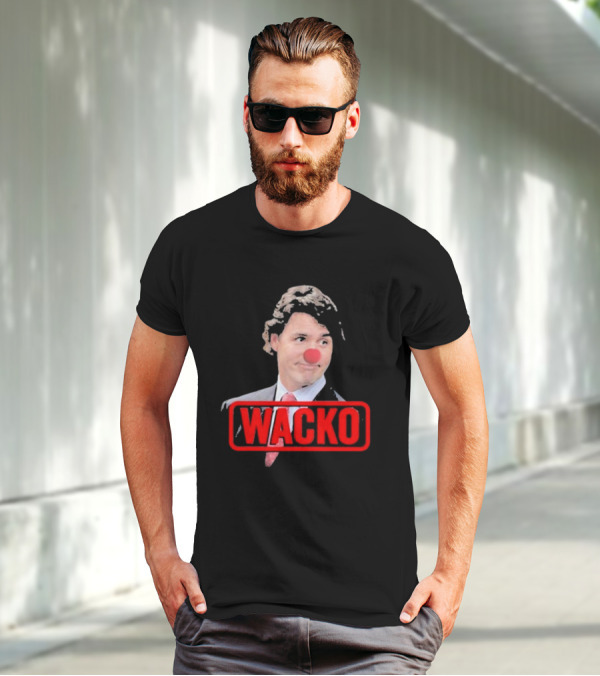 Trudeau Wacko Red Nose Canadian Clown T-Shirt