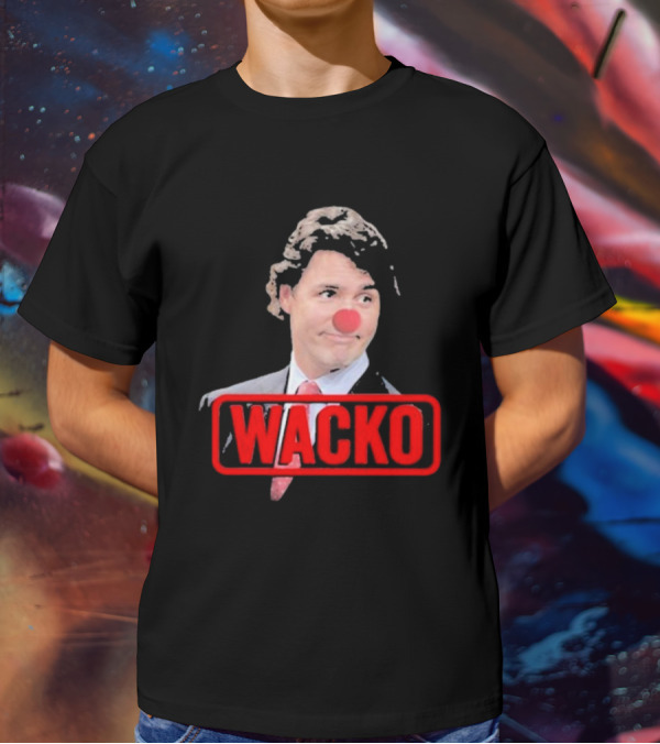 Trudeau Wacko Red Nose Canadian Clown T-Shirt