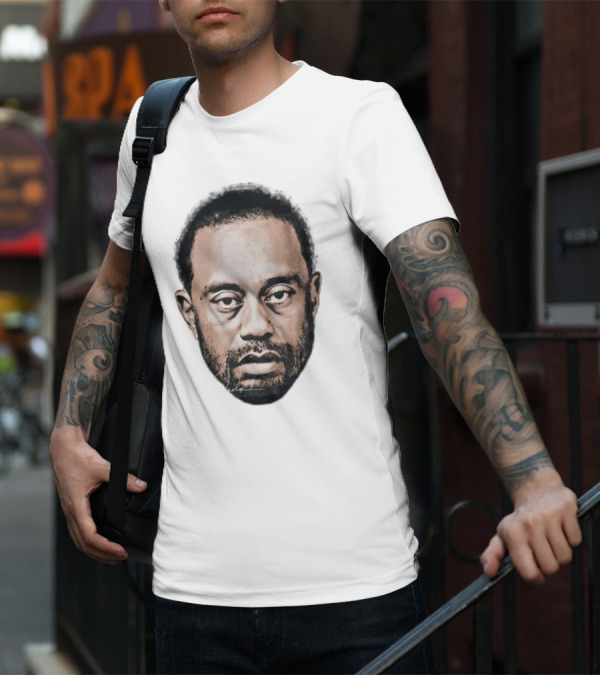 Tiger Woods Face Shot T-Shirt