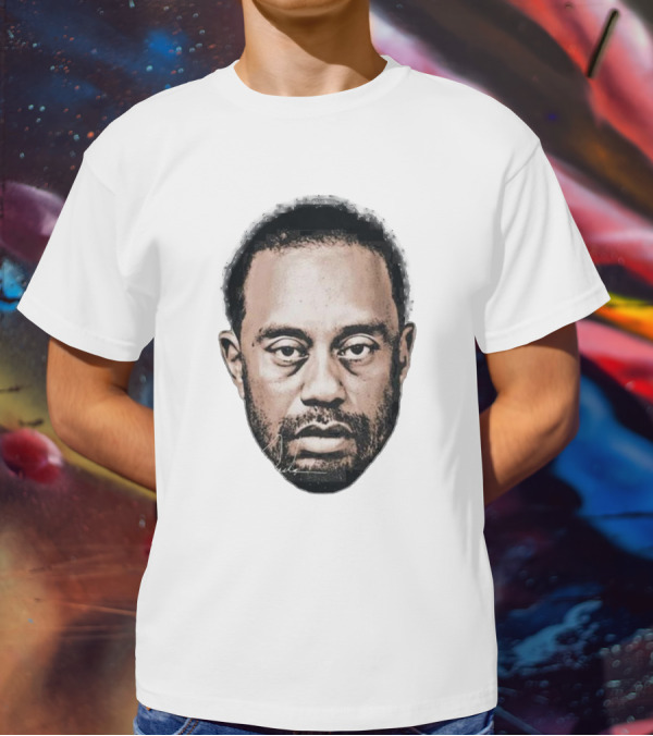 Tiger Woods Face Shot T-Shirt