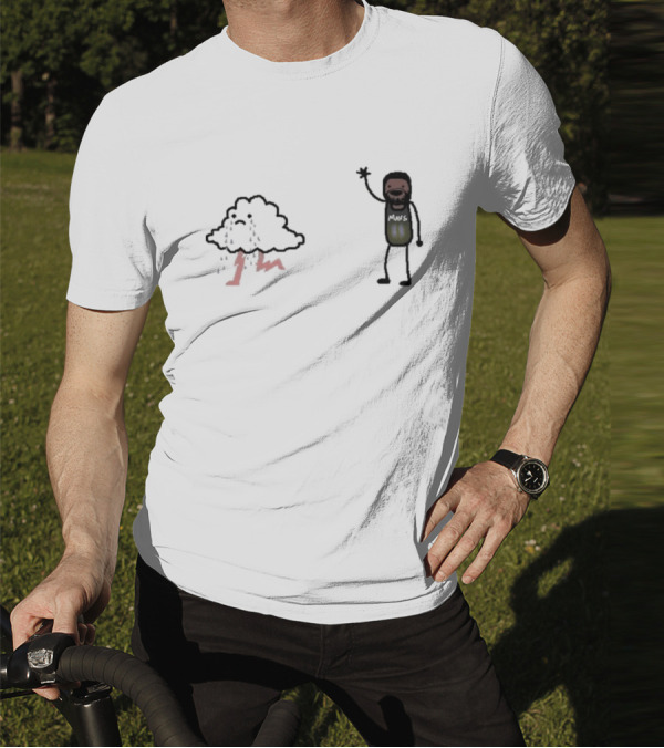 Bye-rie Irving Mars NBA Paint Cloud Storm T-Shirt