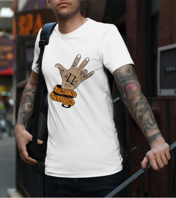 Cap’n Clutch Five Dice Hand Tattoo T-Shirt