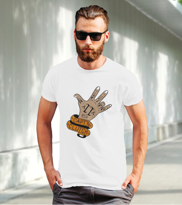 Cap’n Clutch Five Dice Hand Tattoo T-Shirt
