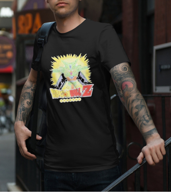 Cell Taiyoken Dragon Ball Z Reflective Power Burst T-Shirt