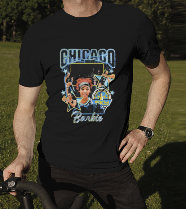 Chicago Sky Barbie Basketball Chicag0 Images T-Shirt