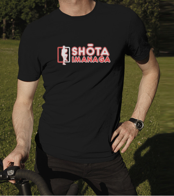 SHŌTA IMANAGA Silhouette Red Lettering T-Shirt