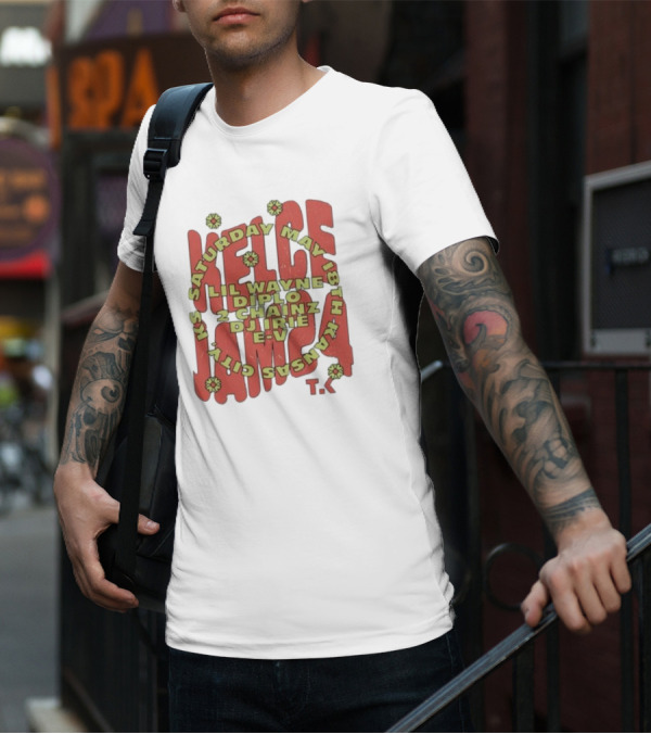 Saturday May 18th Kansas City Kelce Jam Lil Wayne Diplo 2 Chainz DJ Irie E-V Tk T-Shirt