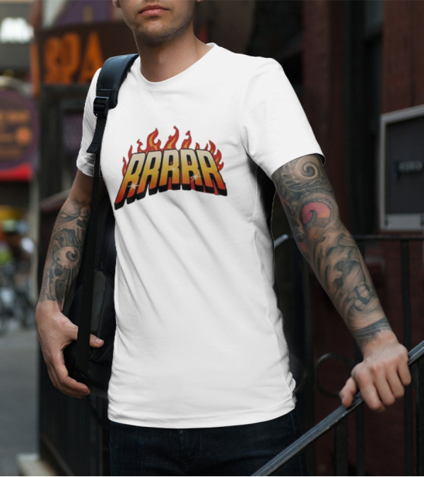 Rrrrrrr Top Slangteez Flames T-Shirt