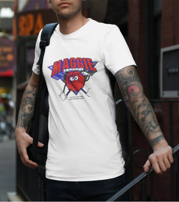 Maggie Rogers And By The Way The Knicks Lost Basketball Cartoon T-Shirt