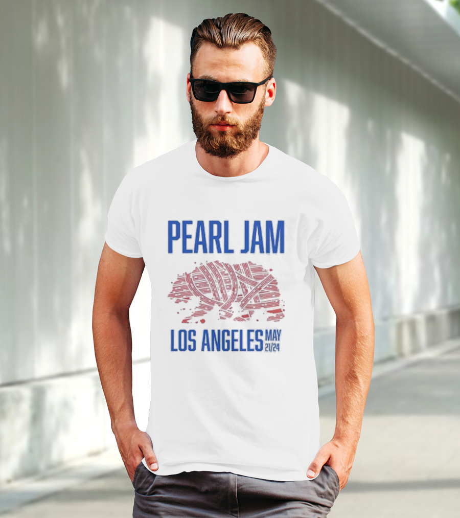 Pearl Jam Los Angeles May 21 24 Deep Sea Diver Event Night 1 Kia Forum Two Sides Print Premium T-Shirt