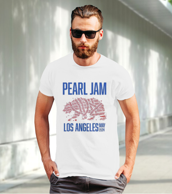 Pearl Jam Los Angeles May 21 24 Deep Sea Diver Event Night 1 Kia Forum Two Sides Print Premium T-Shirt