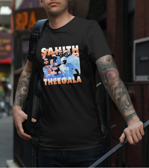 Sahith Theegala Celebratory Golf Moments T-Shirt