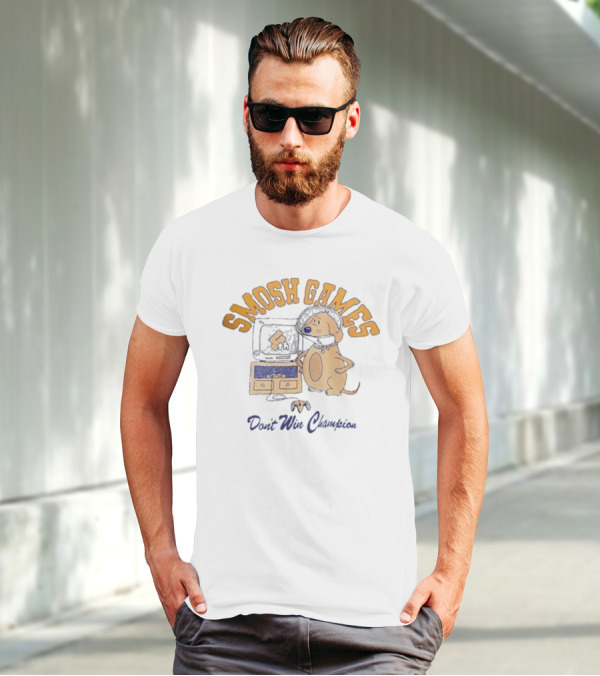 Smosh Games Don't Win Champion Dog T-Shirt
