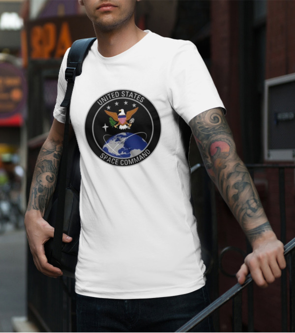 United States Space Command Eagle Emblem T-Shirt